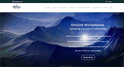 Desktop Screenshot of ehrlund.se